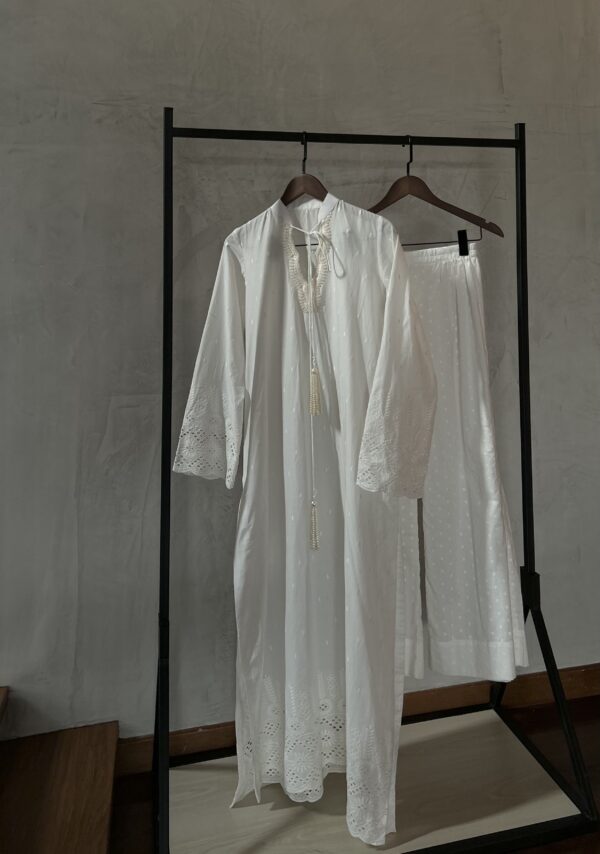 pearl embroidered set