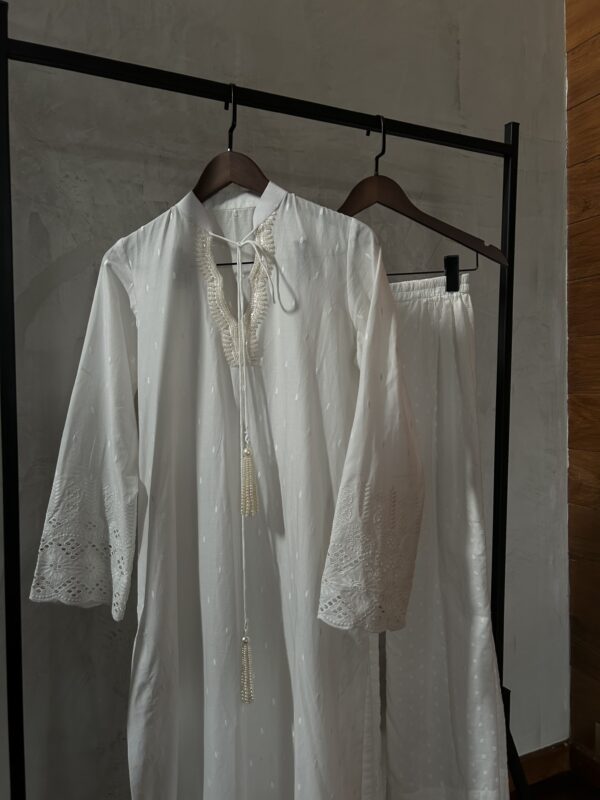 pearl embroidered set