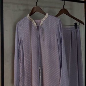 lilac embellished set