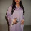 lilac embellished set